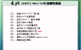 大地GHOST WIN7 64位旗舰版V2020.08(10代usb+nvme)