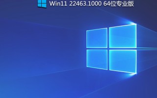 Win11 22463.1000 下载_Win11 22463.1000 64位专业版(官方ISO镜像)