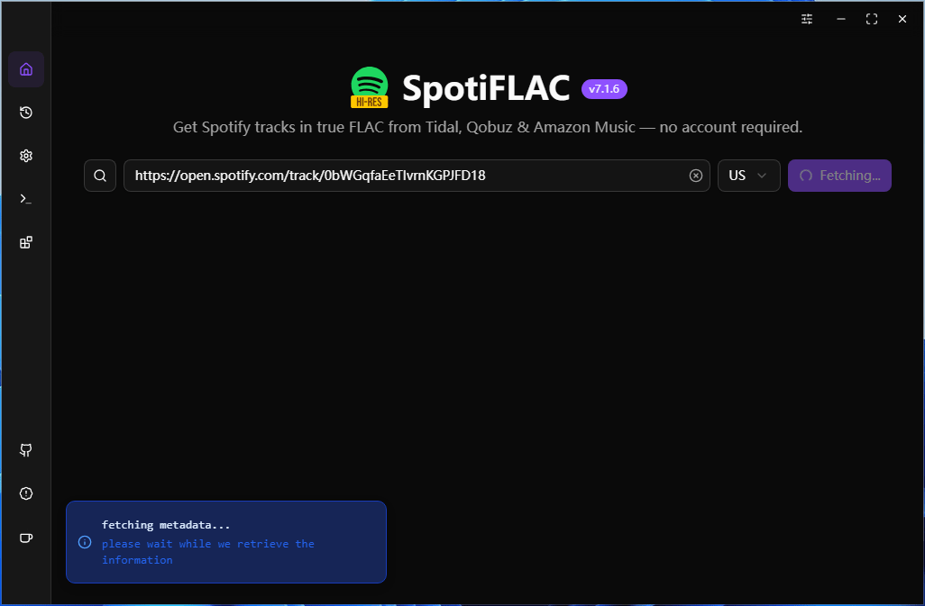 SpotiFLAC v7.1.9 Spotify无损音乐下载工具绿色便携版-第2张图片-力界网 SpotiFLAC v7.1.9 Spotify无损音乐下载工具绿色便携版-第2张图片-力界网