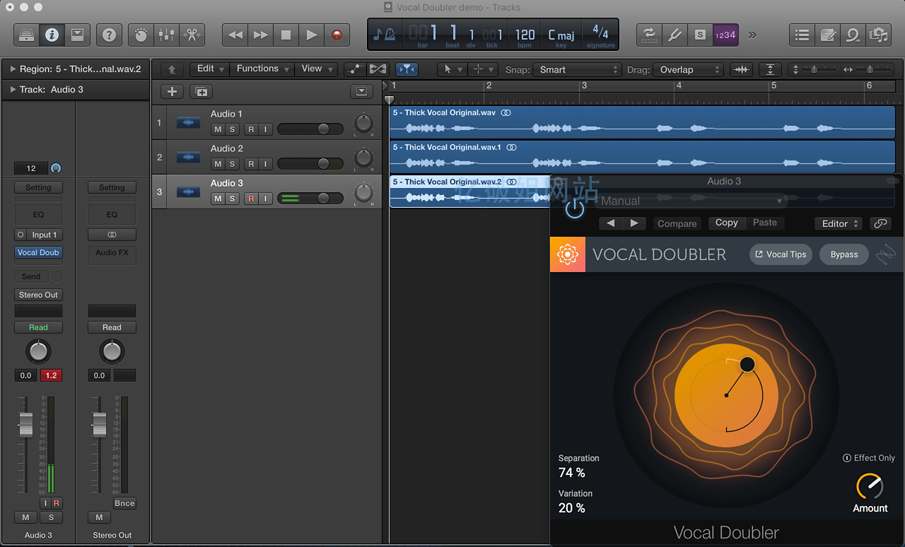 iZotope Vocal Doubler for Mac v1.2.0 声音倍增插件-第2张图片-力界网